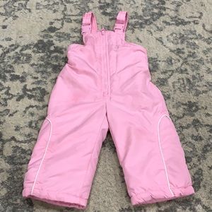 Girls 12M London Fog Winter Overalls GUC